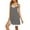 Grey, variant on Women's Nightgowns V-Neck Lace Sleeveless Sleepwear Sexy Nightdress Sleepshirt