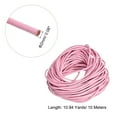 thumbnail image 2 of 11 Yards 2mm Round Leather Cord Lacing Strings for DIY Crafts Pink, 2 of 6