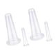 thumbnail image 2 of Juego de 4 ventosas de masaje de silicona líquida para uso doméstico en adultos, color blanco, 2 of 12