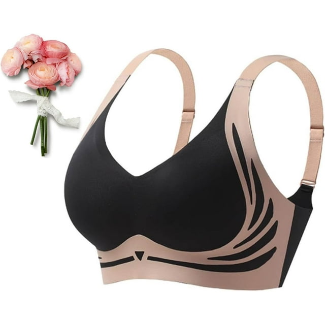 Sujetador Eversocute, sujetador súper reunido, sujetador push-up inalámbrico, sujetador súper reunido, sujetadores antiflacidez para mujer