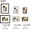 Black Gray Brown, variant on Picture Frames Set of 19, Including 8x10, 5x7, 4x6 Brown Multi Picture Collage Frame, Gallery Wall Decor, Gift for Christmas, Mother's Day, Wedding, Dorm, Living Room