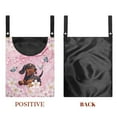 thumbnail image 7 of ZIATUBLE Dachshund Storage Bag Clothespin Cherry Blossom Storage Hanging Organizer Clothespin Holder Western Easy to Clean Hanging Storage Organizer Rack for Home Outdoor Supply, 7 of 7