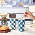 thumbnail image 6 of VPLUS 70 Pack 16 oz Paper Coffee Cups, Disposable Paper Cups with Lids and Stirrers, 6 of 9