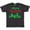 Retro Heather Black, variant on Inktastic Merry Christmas, Rudolph, Stars - Red Green T-Shirt