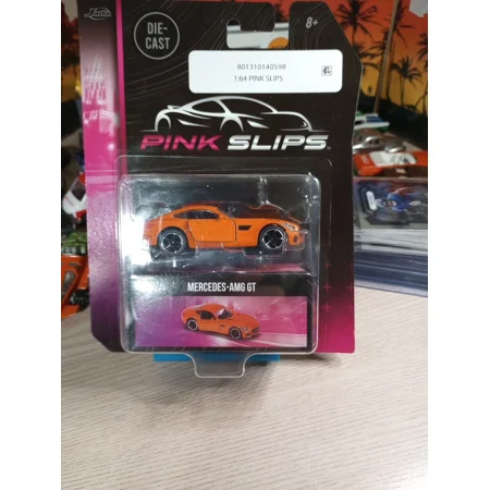 Jada Toys Pink Slips Mercedes-AMG GT Orange 1:64 Diecast Car Jada Toys Pink Slips Mercedes-AMG GT Orange 1:64 Diecast Car