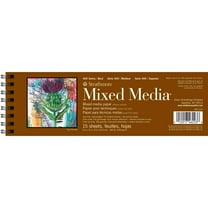 Strathmore Mixed Media Paper Pad, 400 Series, 15 Sheets, 3" x 9"