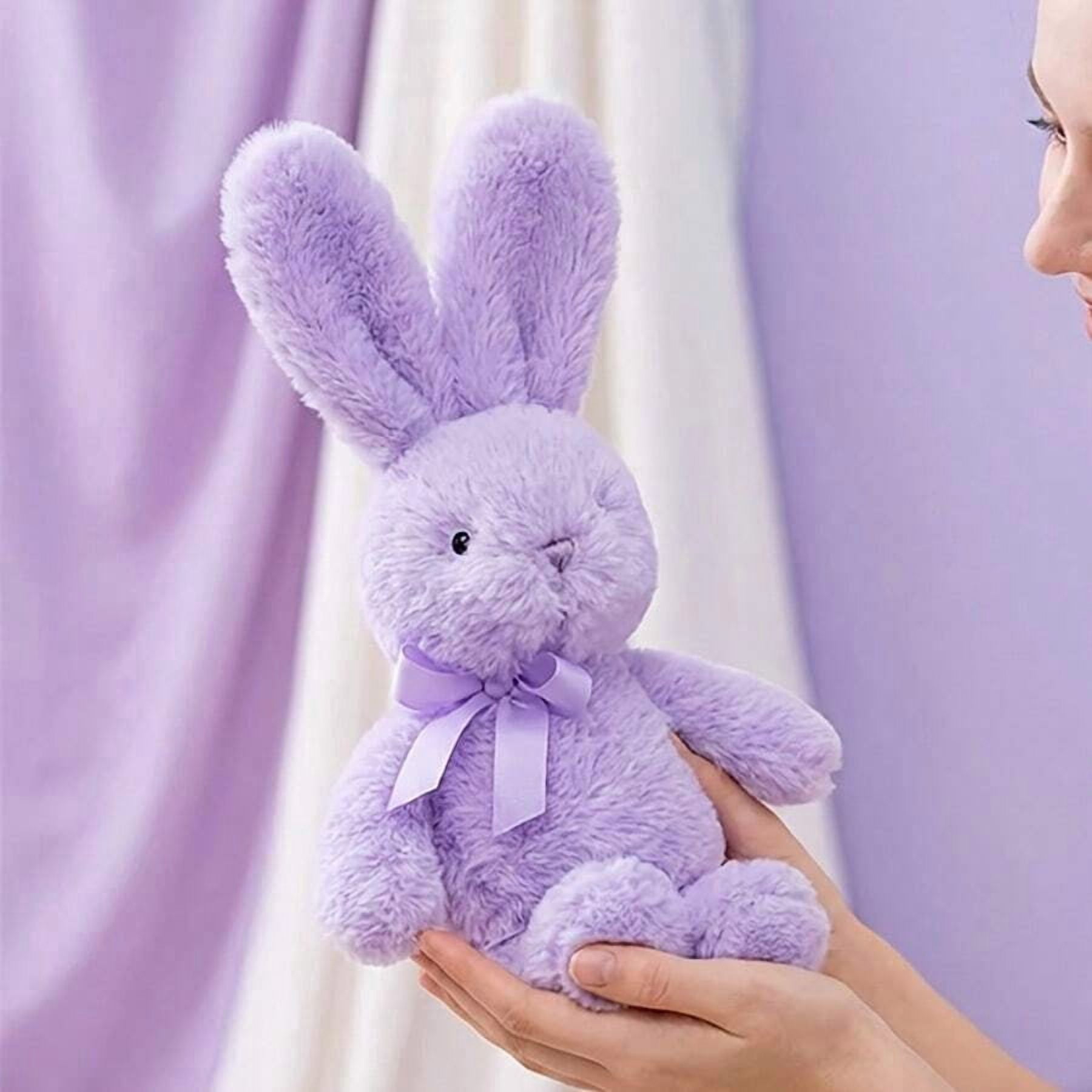 Soft Stuffed Bunny Plush Toy | Cute Lop Jimny Rabbit Doll With Long Ears, Polyester, Mixed Colors | Ideal For Nursery, Home, Bedroom Decor | Huggable Bedtime Companion, Travel Accessory