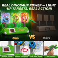 thumbnail image 3 of Juego de disparos Tqeieu, juguete de puntuación electrónico con temática de dinosaurios, 3 of 7