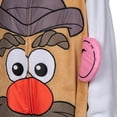 thumbnail image 6 of Mr. Potato Head Costume Pajama Union Suit Kigurumi Adult Fleece 1PC Footless Sleeper Loungewear For Men Women, 6 of 7