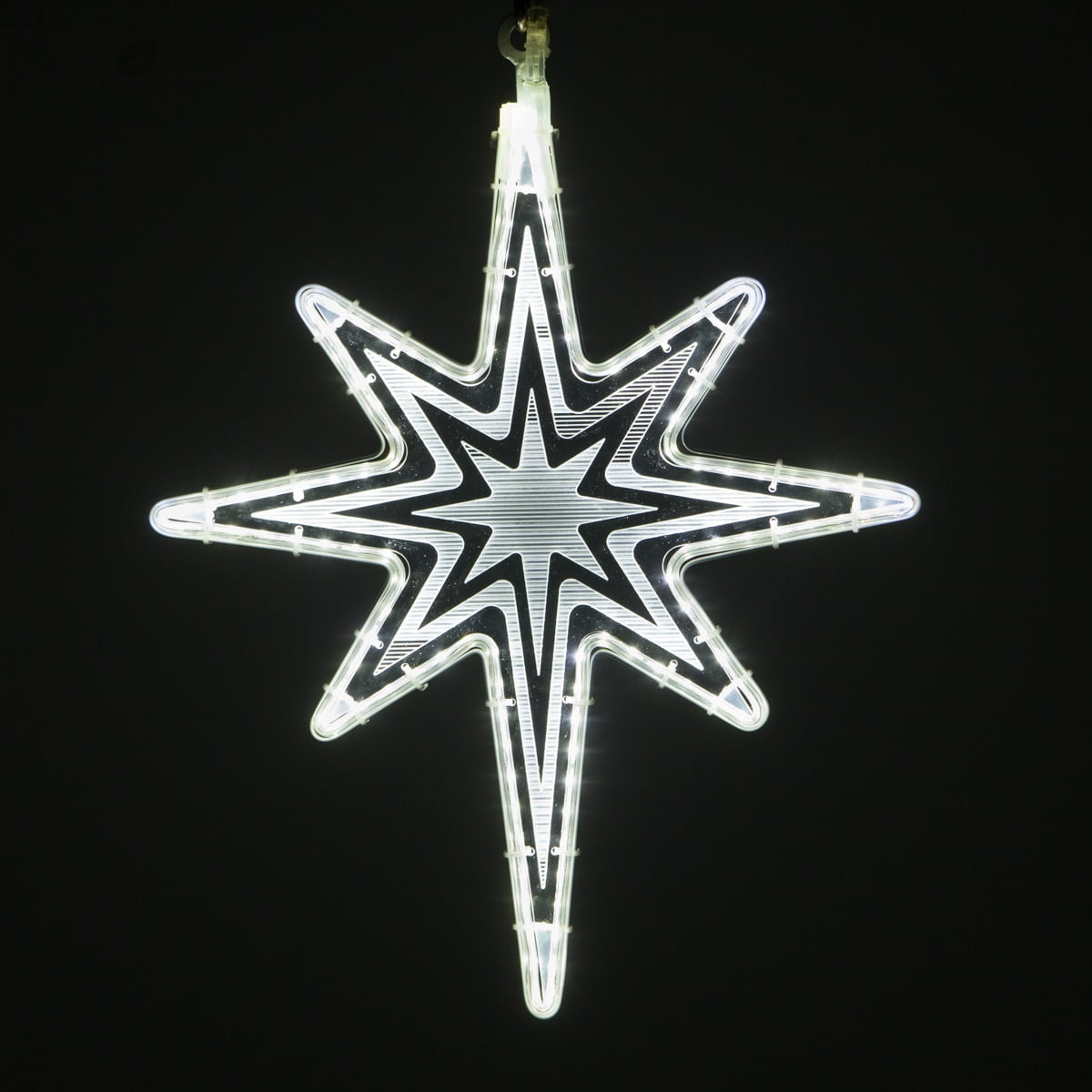 Wintergreen Lighting Laser Etched Acrylic Clear Christmas Decorations