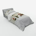 thumbnail image 2 of Ambesonne Christmas Bedding Set 3 Pcs, Snowflake Winter Day, Twin, Multicolor, 2 of 2