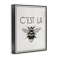 thumbnail image 3 of Stupell Industries French Bee Phrase Black Framed Giclee Art design by Lil' Rue, 30 x 24, 3 of 8