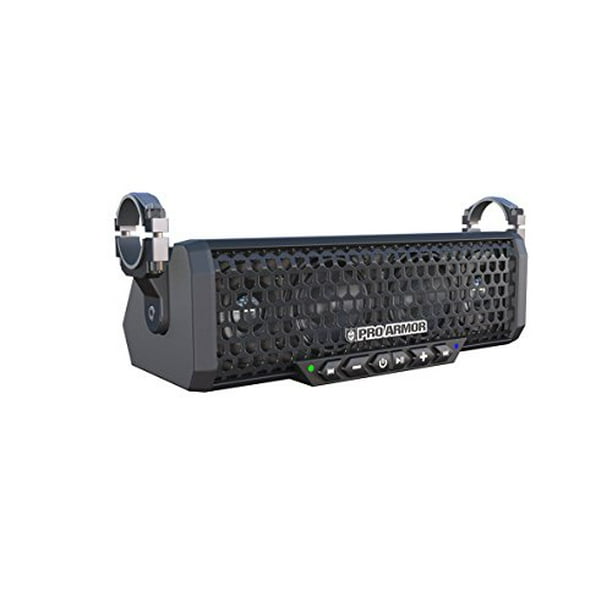 Pro Armor-AU51040 Sistema de barra de sonido Bluetooth con 4 altavoces, negro