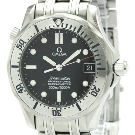 Pre-Owned OMEGA Seamaster Professional 300M Steel Mid Size Watch 2250.50 Polished