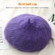thumbnail image 4 of Sonducket Gorros de piel de boina, sombrero clásico de estilo coreano, tocado romántico de otoño, ropa de fiesta, suministros de ropa para mujeres y Sombreros violeta Sonducket AP010201-02B, 4 of 6