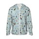 thumbnail image 1 of Balery Cartoon Doodle Puppy Sudadera ligera de manga larga con capucha y protección solar UPF 50+ para hombre y mujer, ideal para pesca y running-Small, 1 of 7