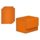thumbnail image 2 of Caja de baraja de cartas con cierre magnético y capacidad para más de 100 cartas coleccionables. Naranja, 2 of 9