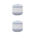 thumbnail image 4 of jesticaly 1 Ball DIY Crochet Cotton Thread 50g Knitting Thread For Sweater Tapestry Scarf light grey 2Set, 4 of 6