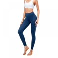 thumbnail image 2 of Women's Leggings with Pockets, High Waist Tummy Control Workout Yoga Pants Run Training Sports Pants, 2 of 7