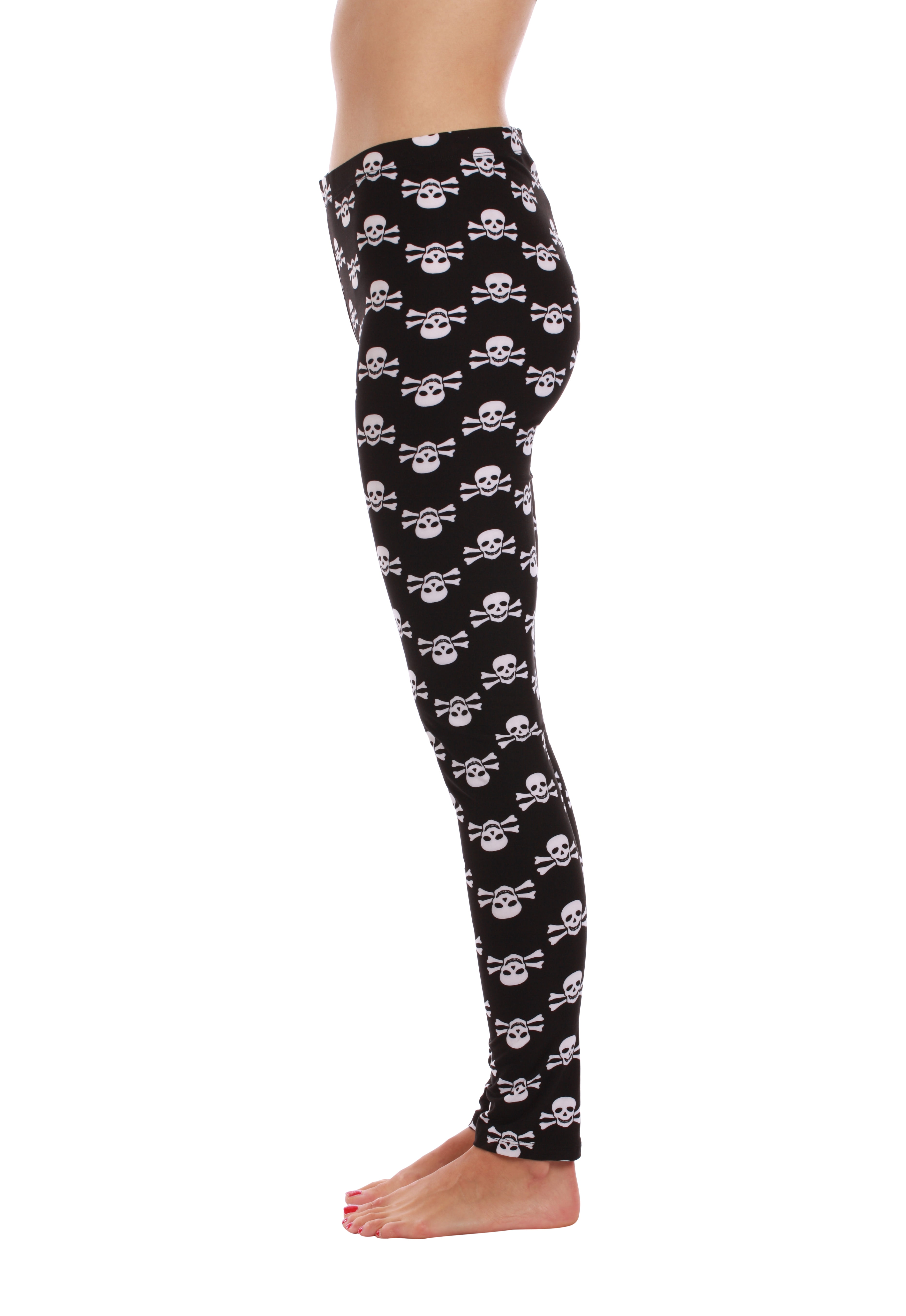 Black clearance skull leggings