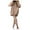 Khaki, variant on Lindreshi 2 Piece Sweat Suits for Women Women's and Winter Thickened Plush Pants Long Pants Sweater Suit Women's Long Sleeved Hooded Suit