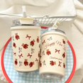 thumbnail image 2 of Cartoon Bear Thermal Water Bottle Women Bow Knot Coffee Cup Stainless Steel Mug for Hot Cold Drinks Outdoor Portable Bottle, 2 of 5