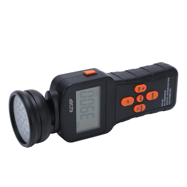 Stroboscope Tachometer, Handheld High Accuracy Stroboscope LCD for  Industrial Maintenance