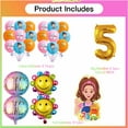 thumbnail image 2 of Ms Rachel Balloons Party Supplies 5th Big Number Decorations Decor Kit Birthday, 2 of 5