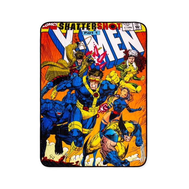 Manta polar con licencia oficial de Marvel X-Men 90's Shattershot