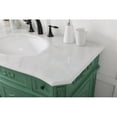 thumbnail image 4 of Elegant Decor Danville 42" Solid Wood Single Bathroom Vanity in Vintage Mint, 4 of 8