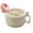 Beige, variant on WNFJR Microwave Soup Bowl Containers with Lids - Wheat Straw Ramen Noodles Cup for Instant Noodles, Oatmeal, Gumbo, Salad, Crunch & Cereal - Easy Grip Design