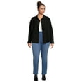 thumbnail image 2 of RealSize Women's Plus Size Corduroy Shacket, 2 of 5