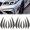 Carbon Fiber Black, variant on 12Pcs Carbon Fiber Black Universal Front Bumper Splitter Canards Soft Rubber Anti-Collision Spoiler Fins Car Exterior Decor Stickers