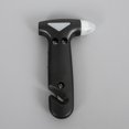 thumbnail image 2 of Martillo de seguridad lindo, herramienta de escape de coche multifuncional con cortador de cinturón de seguridad y rompeventanas, martillo de escape de emergencia negro 5PCS Shuxiu Wang 8390615141369, 2 of 5