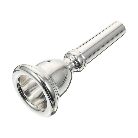 Euphonium Mouthpiece for Instrument Use Silver High-Quality Copper Durable Elegant Appearance