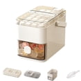thumbnail image 1 of Langgg Easy Release Ice Maker Tray With One Click Demolding Function Multi Layer 56 grid beige, 1 of 6