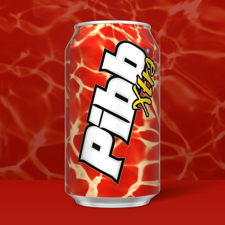 Pibb Xtra Spicy Cherry Soda Pop, 12 fl oz, 12 Pack Cans