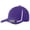 Purple/White, variant on Sport Tek Adult Unisex Regular Colorblock Cap True Navy/Wht X-Small