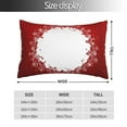 thumbnail image 2 of Pofeuu Winter Christmas Snowflake Print Polyester Microfiber Plush Pillowcases, Super Soft and Cozy Pillow Case Covers with Envelop Closure（Pillow core not included）-20"x30", 2 of 6
