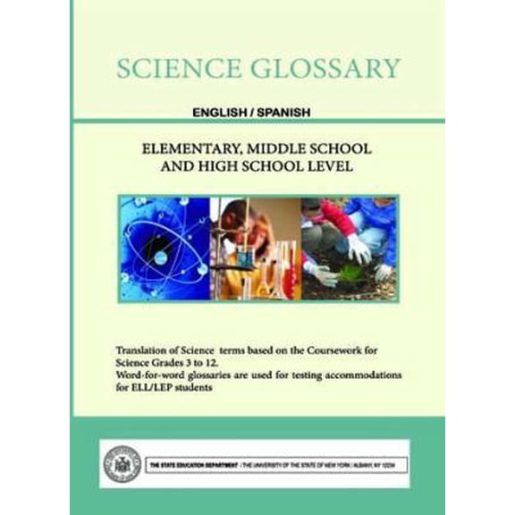 Pre-Owned Science Glossary - English/Spanish - Elementary, Middle School and High School Level (English and Spanish Edition) (Paperback) 1626320020 9781626320024
