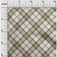 thumbnail image 2 of oneOone Cotton Flex Orange Fabric Checks Dress Material Fabric Print Fabric By The Yard 40 Inch Wide, 2 of 4