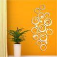 thumbnail image 3 of UPOUART Adhesive Mirror for Wall Mirrors Sticker Silver Acrylic Decorative for Bathroom 1 Set, 3 of 8