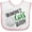 White and Pink, variant on Inktastic Grandpa's Golf Buddy with Golf Ball Boys or Girls Baby Bib