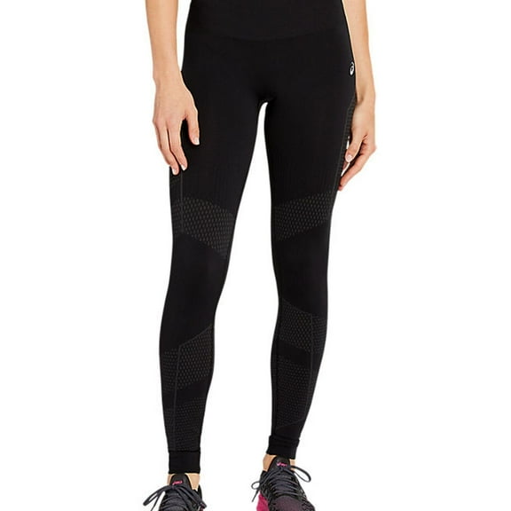 ASICS Womens Seamless Tight Stretch Jogger Athletic Pants, Black, Medium