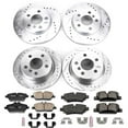 thumbnail image 3 of PowerStop Front and Rear Z23 Evolution Sport Carbon-Fiber Ceramic Brake Pad and Drilled & Slotted Rotor Kit Fits: MINI COOPER Select Models K7978, 3 of 3