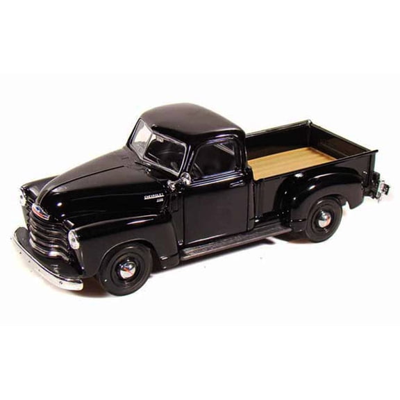 1950 Chevy 3100 Pickup Truck, Black - Maisto 31952 - 1/24 Scale Diecast Model Toy Car