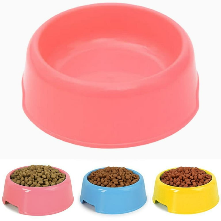 Plastic pet food bowls deals