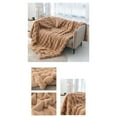 thumbnail image 4 of Viflosae Throw Blanket Thick Blanket Tuscan Blanket Flannel Nap Sofa Blanket Fleece Leisure Breath Conditioner Cover Blanket 70x100cm for Gift and Housewarming, 4 of 4