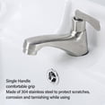 thumbnail image 4 of Grifo De Baño De Agua Fría, Grifo De Agua Fría Individual De Ahorro De Agua De Acero Inoxidable 304 Para Cocina, 4 of 7