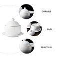thumbnail image 4 of 1 Set Simple Ceramic Stew Pot Practical Ceramic Stew Bowl Food Container, 4 of 8